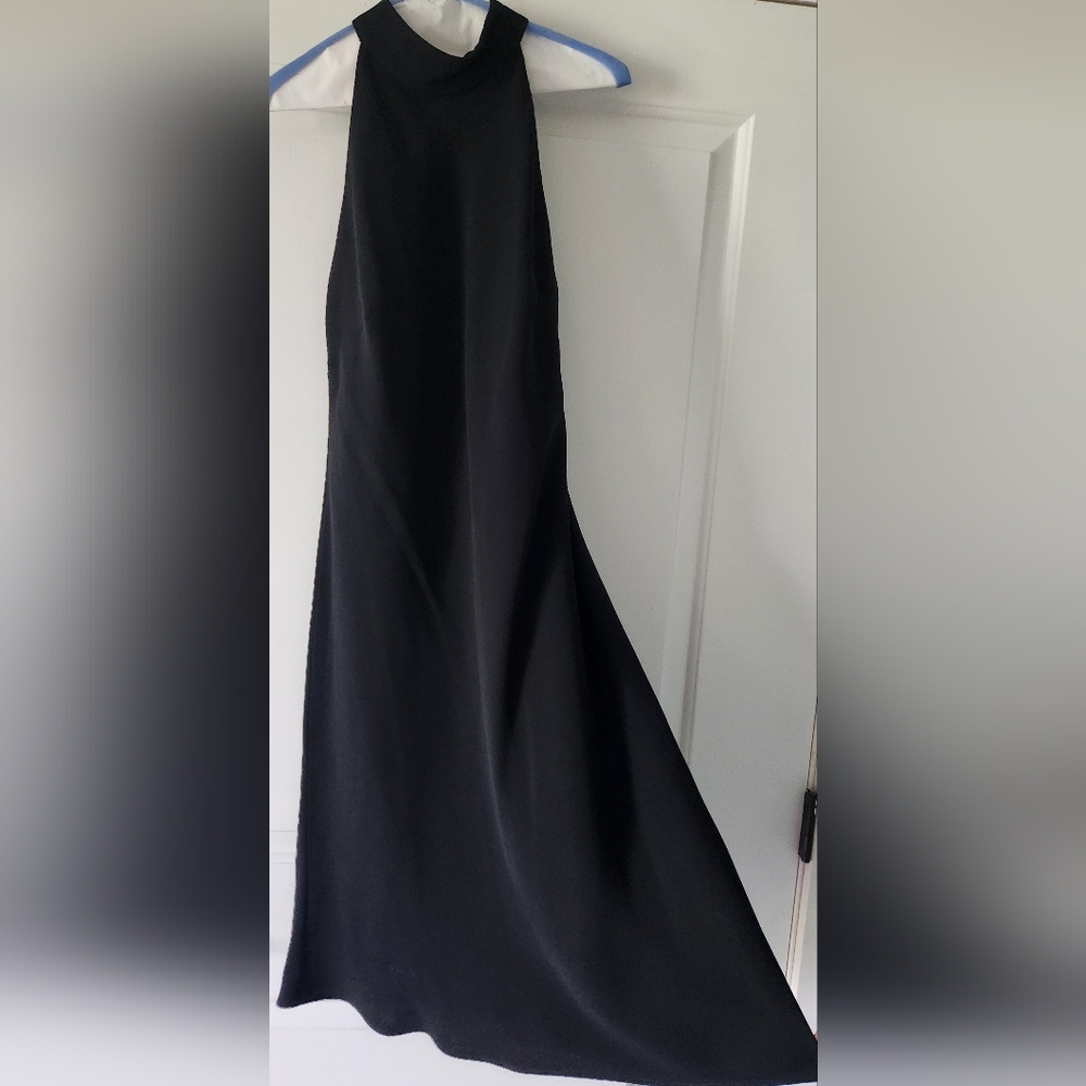 Evan Picone Classic Black Sleeveless Dress